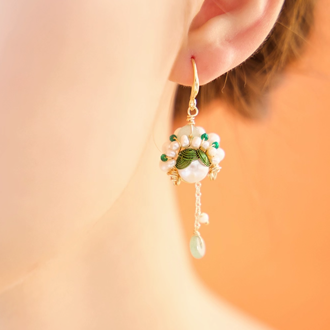 Qingyi Pearl Drop Earrings