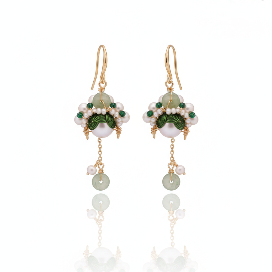 Qingyi Pearl Drop Earrings