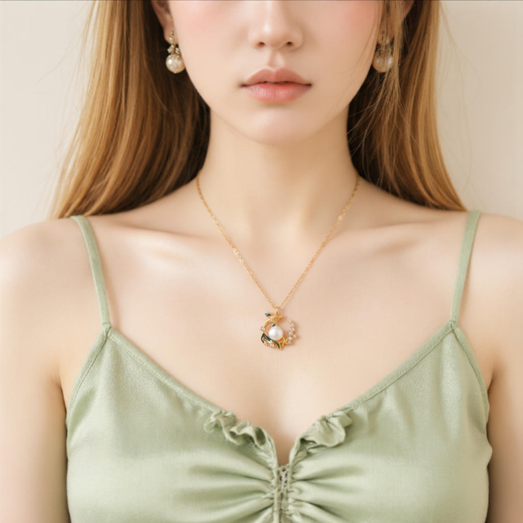 Kunpeng and Pearl Ocean Necklace