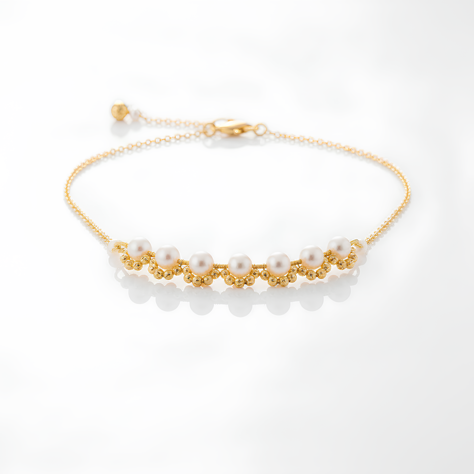 Versailles Waltz – Baroque Pearl & Gold Filigree Necklace
